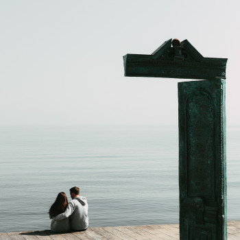 Фотосессия на море у двери, фото - Фотограф Марія Бойко