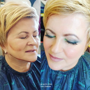 Макияж под причёсочку