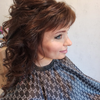 Свадебная причёска+ макияж