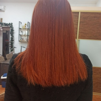 Чистка цвета и окрашивание