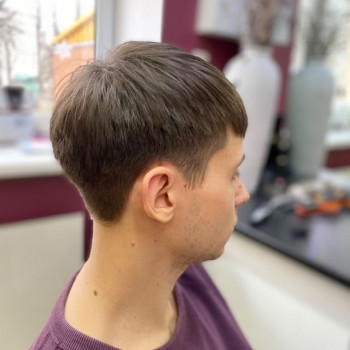 Мужская стрижка классическая, фото - Салон красоты Blackberry