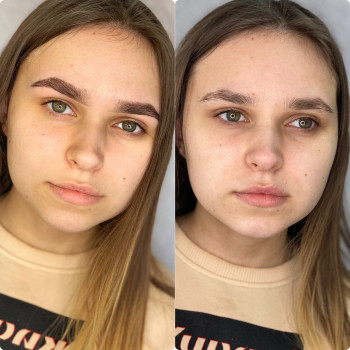 Коррекция и окрашивание бровей