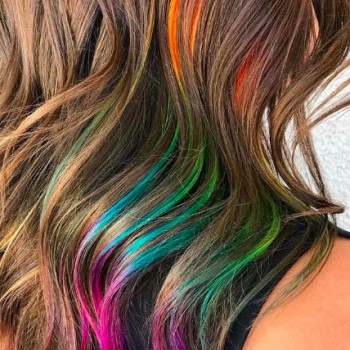 Скрытое окрашивание волос, фото - Ногтевая студия Slava ODINET studio