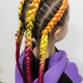 Плетіння волосся боксерські коси косички, фото - Перукар Лариса Скворцова