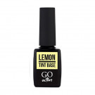 Кольорова база для гель-лаку GO Active Tint Base 01 Lemon, 10 мл