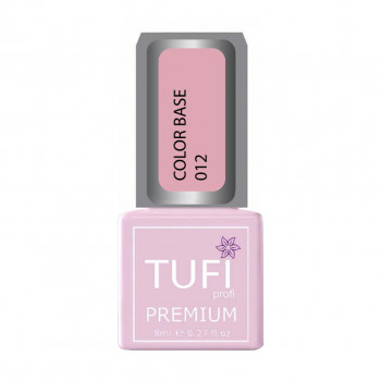 База для гель-лаку Tufi profi Premium Color Base 012 Напівпрозорий персиковий, 8 мл