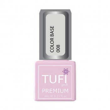 База для гель-лаку Tufi profi Premium Color Base 008 Напівпрозора рожева імла, 8 мл