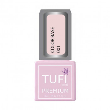 База для гель-лаку Tufi profi Premium Color Base 001 Рожева хмара, 8 мл