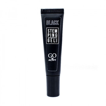 Гель-фарба для стемпінгу Go Active 2 в 1 Stamping Gel Black, 8 мл