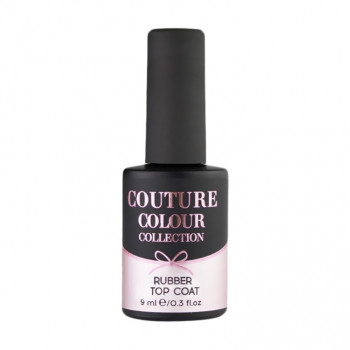 Каучуковий топ для гель-лаку Couture Colour Rubber Top Coat, 9 мл
