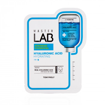 Тканинна маска для обличчя Tony Moly Master Lab Hyaluronic Acid Mask з гіалуроновою кислотою, 19 г