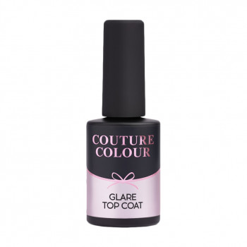 Топ для гель-лаку без липкого шару Couture Colour Glare Top Coat з шимером 02, 9 мл