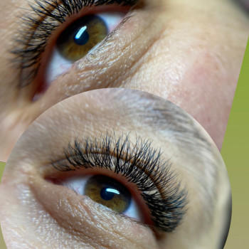 Наращивание ресниц 2д