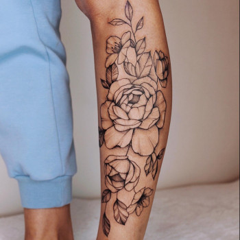 Тату цветов