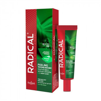 Пілінг для шкіри голови, що стимулює ріст волосся Farmona Radical Peeling, 75 мл