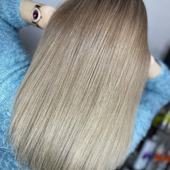 Попелястий колір волосся, фото - Перукар-колорист Анна Рябцева