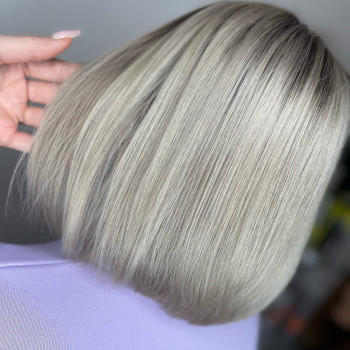 Попелястий колір волосся, фото - Перукар-колорист Анна Рябцева