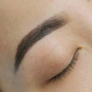 После:коррекция пинцет+воск