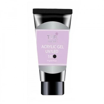Акрил-гель для нігтів Tufi Profi Premium Acrylic Gel UV/LED, 10 Лакриця, 15 г
