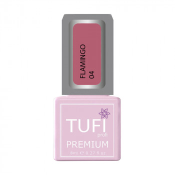 Гель-лак для нігтів Tufi profi Premium Flamingo 04 Рожеві сутінки, 8 мл