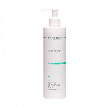 Ніжне очищувальне молочко для обличчя Christina Unstress 1 Gentle Cleansing Milk, 300 мл