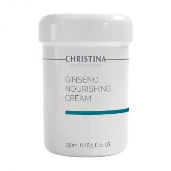 Живильний крем для обличчя Christina Ginseng Nourishing Cream з женьшенем, для нормальної та сухої шкіри, 250 мл