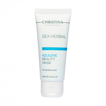 Азуленова маска для обличчя Christina Sea Herbal Beauty Mask Azulene для чутливої шкіри, 60 мл