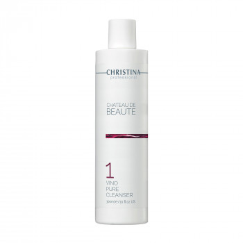 Очищувальний гель для обличчя Christina Chateau de Beaute Vino Pure Cleanser Step 1 з екстрактом винограду, 300 мл