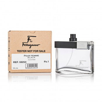Salvatore Ferragamo F By Ferragamo Pour Homme Black Туалетна вода чоловіча, 100 мл (ТЕСТЕР без кришки)