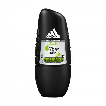 Кульковий антиперспірант Adidas 48H Anti-Perspirant 6 в 1 чоловічий, 50 мл