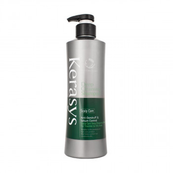 Шампунь KeraSys Scalp Deep Cleansing Shampoo для нормальної та сухої шкіри голови, 600 мл