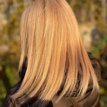 Окрашивание блонд