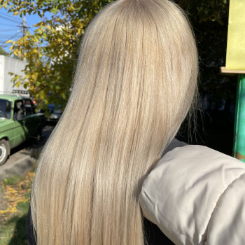 Окрашивание блонд