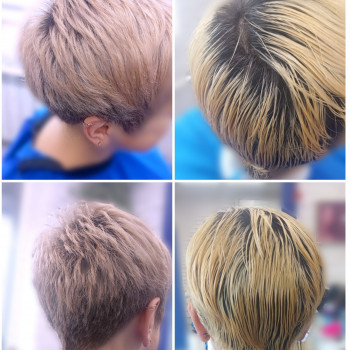 Стрижка и исправление цвета., фото - парикмахер Ирина Ситник