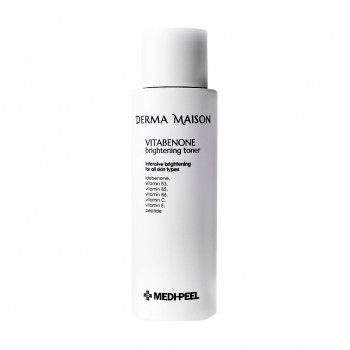 Вітамінний тонер для обличчя Medi-Peel Derma Maison Vitabenone Brightening Toner для вирівнювання тону шкіри, 250 мл