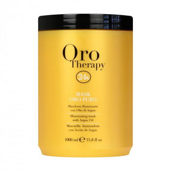 Відновлювальна маска з активними мікрочастинками золота Fanola Oro Therapy Oro Puro Mask, 1 л