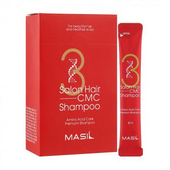 Шампунь для волосся Masil 3 Salon Hair CMC Shampoo з амінокислотами, 20 шт*8 мл