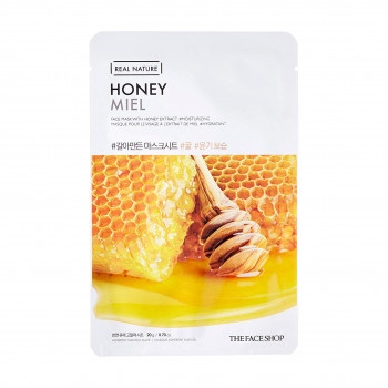Тканинна маска для обличчя The Face Shop Real Nature Honey Face Mask з медом, 20 г