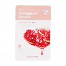Тканинна маска для обличчя The Face Shop Real Nature Pomegranate з екстрактом граната, 20 г
