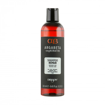 Відновлювальний шампунь для волосся Dikson Argabeta VegKeratin Repair Shampoo, 250 мл