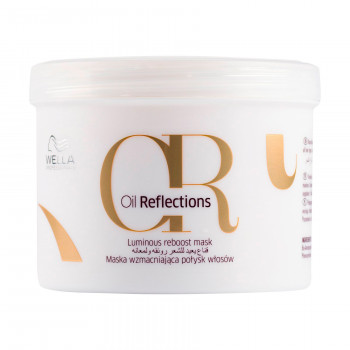 Маска для інтенсивного блиску волосся Wella Professionals Oil Reflections Luminous Reboost Mask, 500 мл