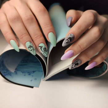 Покрытие гель-лаком "Дизайн"
                    Майстер манікюру Оксана Харків