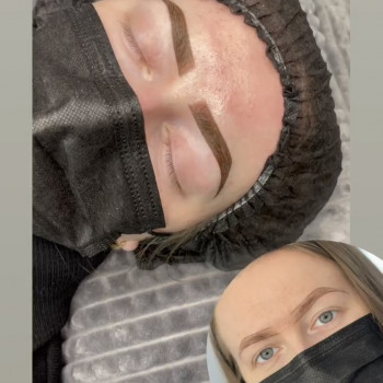 Пудрове напилення брів