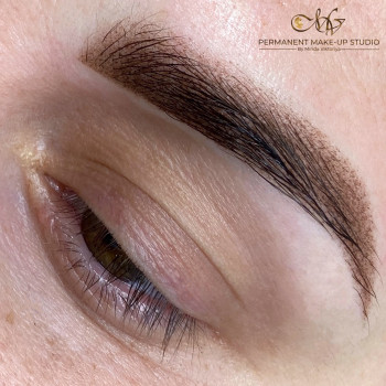 Перманентный макияж бровей
