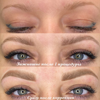 Перманентный макияж бровей