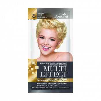 Відтінковий шампунь для волосся Joanna Multi Effect Keratin Complex Color 01 Sandy Blond, 35 г
