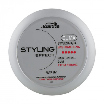 Гума для креативного стайлінгу волосся Joanna Styling Effect Hair Styling Gum Extra Strong екстрасильна фіксація, 100 г