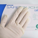 Перчатки латексные Medicom нестерильные без пудры SafeTouch 5.5 гр (размер L) 50 пар
