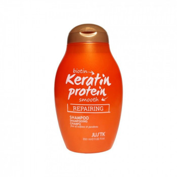 Безсульфатний шампунь Justk Biotin & Keratin Protein Repairing для ламкого волосся 350 мл