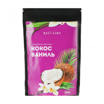 Антицелюлітний скраб для тіла Reclaire Кокос-ваніль, 250 г